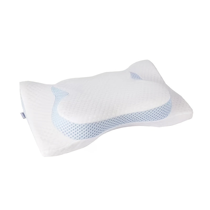 Neck Pillow Sleeping Pillow, Ergonomic Neck Support for Deep Sleep, Breathable Cover Suitable for Back, Stomach, and Side Sleepers, Enjoy Soothing Home Massage, All-Season Use